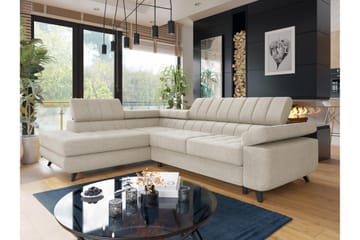Amshyttan Soffa med Schäslong 3-sits - Beige - Products - Möbler - Soffa - Divansoffa & schäslongsoffa - 3 sits soffa med divan