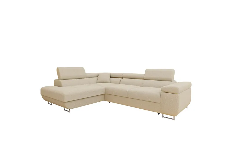 Gabina Soffa med Schäslong 3-sits - Beige - Products - Möbler - Soffa - Divansoffa & schäslongsoffa - 3 sits soffa med divan