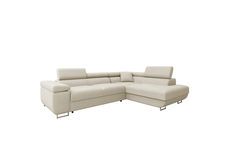 Gabina Soffa med Schäslong 3-sits, Beige