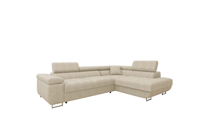 Gabina Soffa med Schäslong 3-sits, Beige