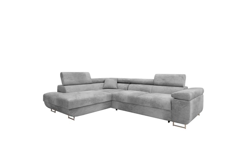 Gabina Soffa med Schäslong 3-sits - Grå - Products - Möbler - Soffa - Divansoffa & schäslongsoffa - 3 sits soffa med divan