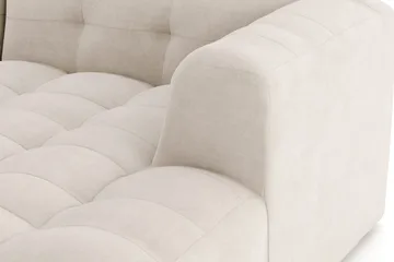 Puffy 3-sits bubblig soffa med divan höger - Beige - Products - Möbler - Soffa - Bäddsoffa - Bäddsoffa divan