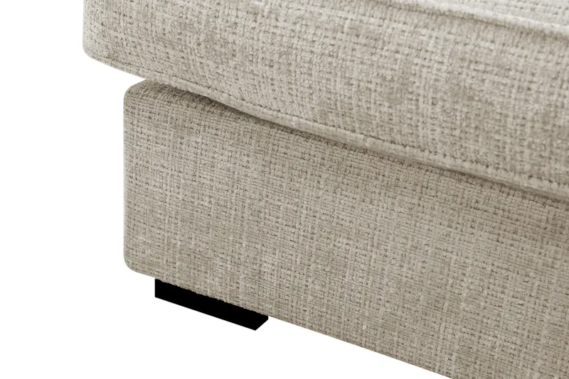 Rossita Lyx 4-sits Extra djup Soffa med Schäslong Höger - Beige Chenille - Products - Möbler - Soffa - Divansoffa & schäslongsoffa - 4 sits soffa med divan