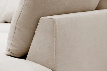 Rossita Lyx 4-sits Extra djup Soffa med Schäslong Höger - Beige Tyg - Products - Möbler - Soffa - Divansoffa & schäslongsoffa - 4 sits soffa med divan