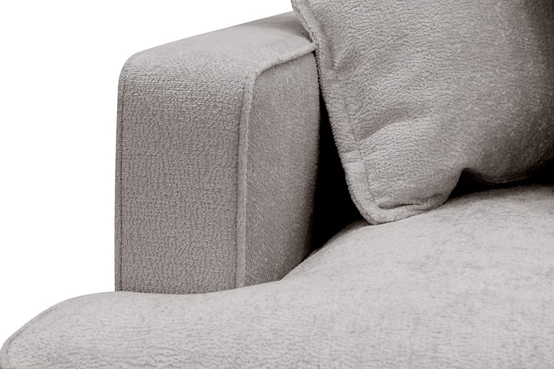 Rossita Lyx 4-sits Extra djup Soffa med Schäslong Höger - Grå/Brun Chenille - Products - Möbler - Soffa - Divansoffa & schäslongsoffa - 4 sits soffa med divan