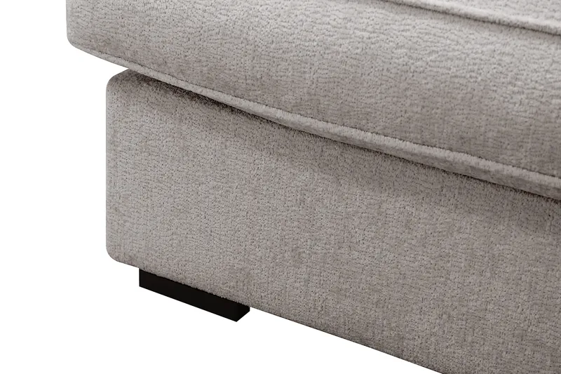 Rossita Lyx 4-sits Extra djup Soffa med Schäslong Höger - Grå/Brun Chenille - Products - Möbler - Soffa - Divansoffa & schäslongsoffa - 4 sits soffa med divan