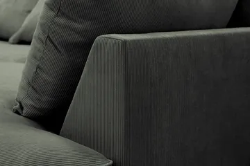 Rossita Lyx 4-sits Extra djup Soffa med Schäslong Höger - Mörkgrön Manchester - Products - Möbler - Soffa - Divansoffa & schäslongsoffa - 4 sits soffa med divan
