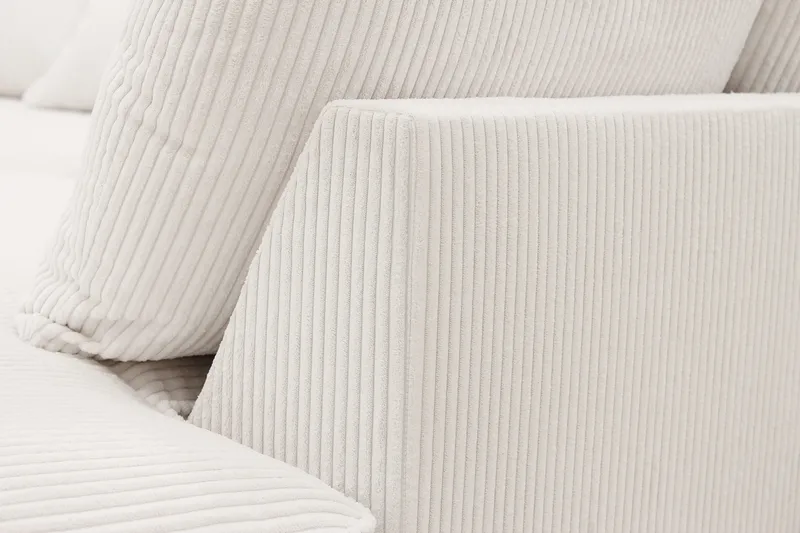 Rossita Lyx 4-sits Extra djup Soffa med Schäslong Höger - Offwhite Manchester - Products - Möbler - Soffa - Divansoffa & schäslongsoffa - 4 sits soffa med divan
