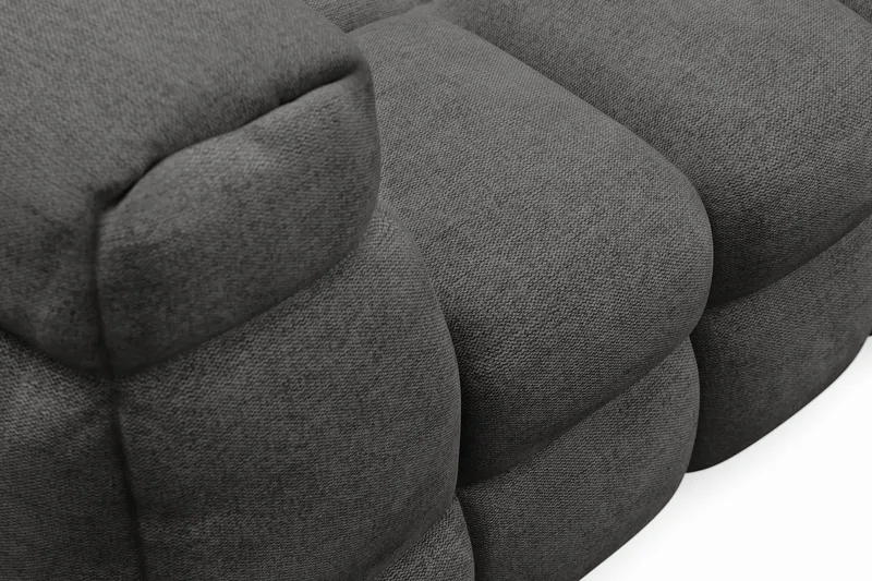 Elise 4-sits Bubblig Soffa - Mörkgrå - Products - Möbler - Soffa - 4 sits soffa