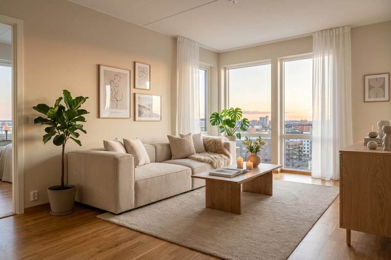 Havana 3-sits Låg Soffa - Beige - Products - Möbler - Soffa - 3 sits soffa