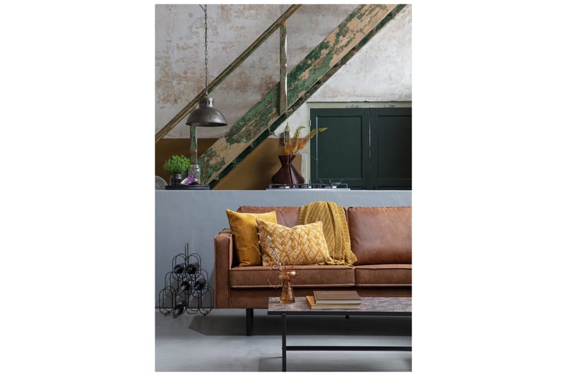 Lissbon 3-sits Soffa - Brun - Products - Möbler - Soffa - Skinnsoffa