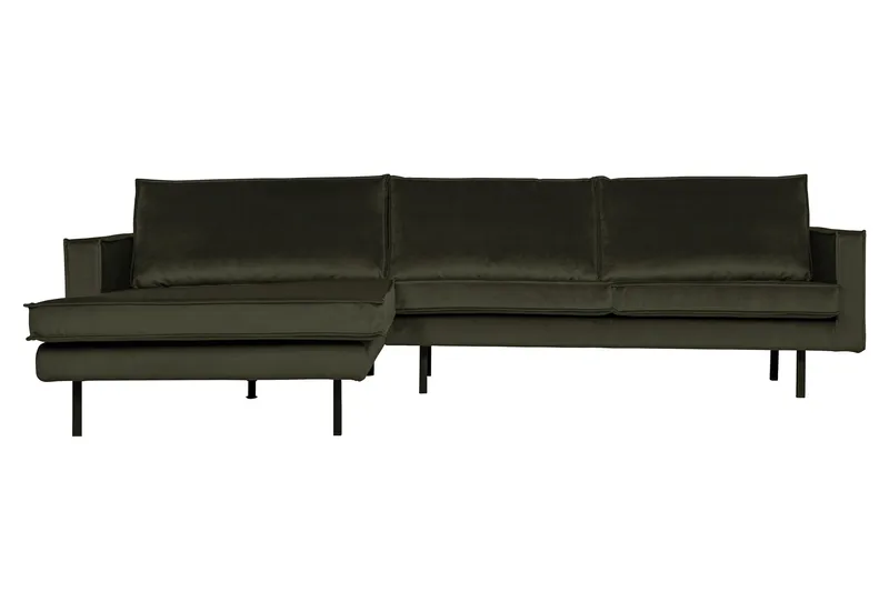 Lissbon Divansoffa Vänster, Mörkgrön