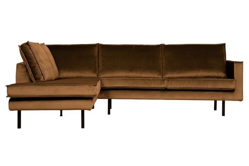 Lissbon Hörnsoffa - Honungsgul - Products - Möbler - Soffa - Sammetssoffa
