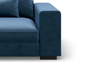 Dubai Armstöd Höger Sammet - Blå - Products - Möbler - Soffa - Modulsoffa - Övriga moduler till modulsoffa