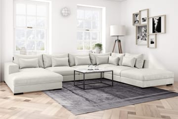 Dubai Mittmodul Sammet - Vit - Products - Möbler - Soffa - Modulsoffa - Mittmodul