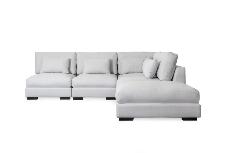 Dubai Schäslongsoffa Vänster - Beige - Products - Möbler - Soffa - Modulsoffa - Komplett modulsoffa