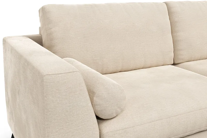 Ocean Lyx 3-sits Sammetssoffa - Beige - Products - Möbler - Soffa - Sammetssoffa