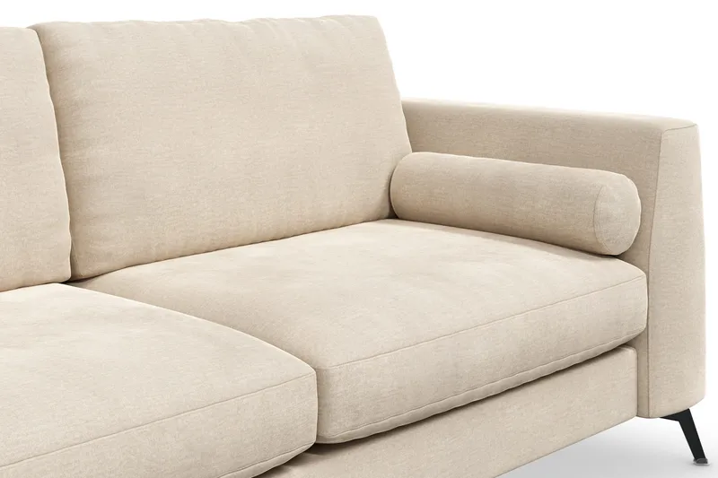 Ocean Lyx 3-sits Sammetssoffa - Beige - Products - Möbler - Soffa - Sammetssoffa