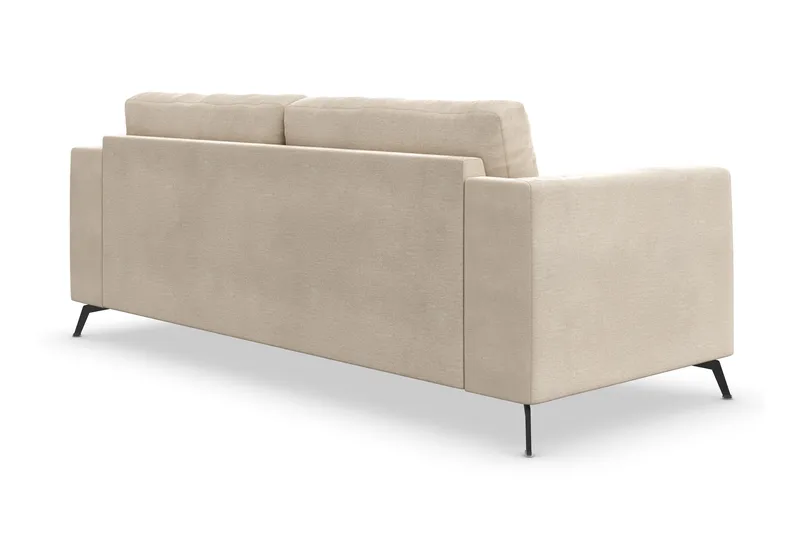 Ocean Lyx 3-sits Sammetssoffa - Beige - Products - Möbler - Soffa - Sammetssoffa