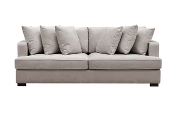 Rossita 4-sits Djup Soffa i Chenille, Grå / Brun