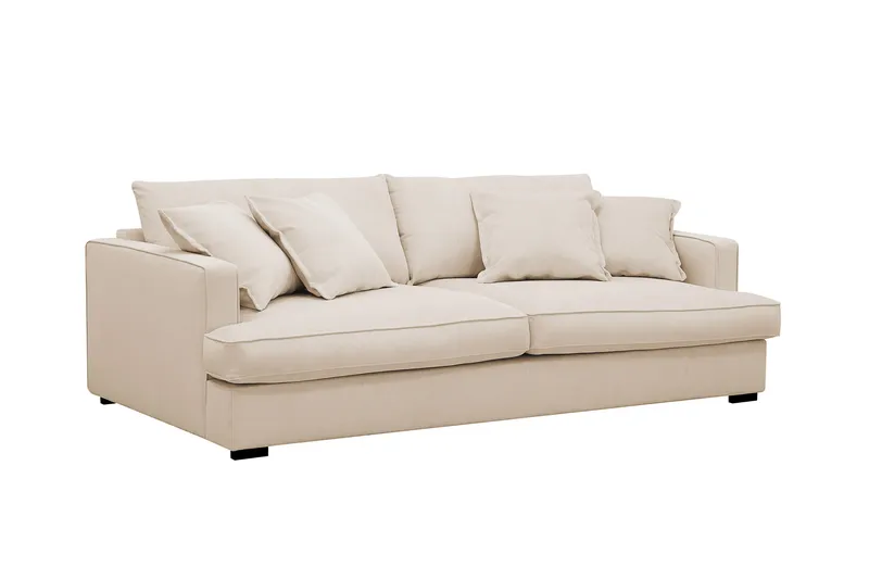 Rossita Lyx 2,5-sits Extra djup Soffa i Manchester - Beige - Products - Möbler - Soffa - 3 sits soffa