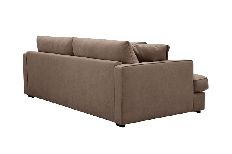 Rossita Lyx 2,5-sits Extra djup Soffa i Tyg - Mörkbrun - Products - Möbler - Soffa - 3 sits soffa