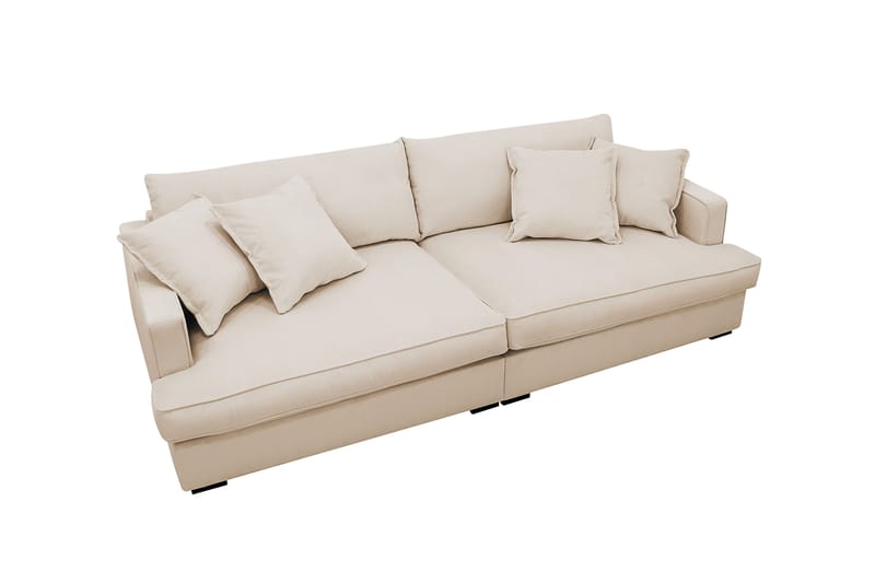 Rossita Lyx 3-sits Extra djup Soffa i Manchester - Beige - Products - Möbler - Soffa - 3 sits soffa