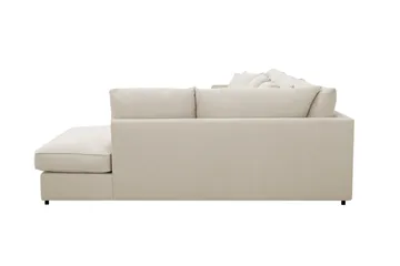 Rossita Lyx 5-sits Vänstervänd U-formad Extra djup Soffa med Divan och Schäslong i Tyg - Beige - Products - Möbler - Soffa - U-soffa
