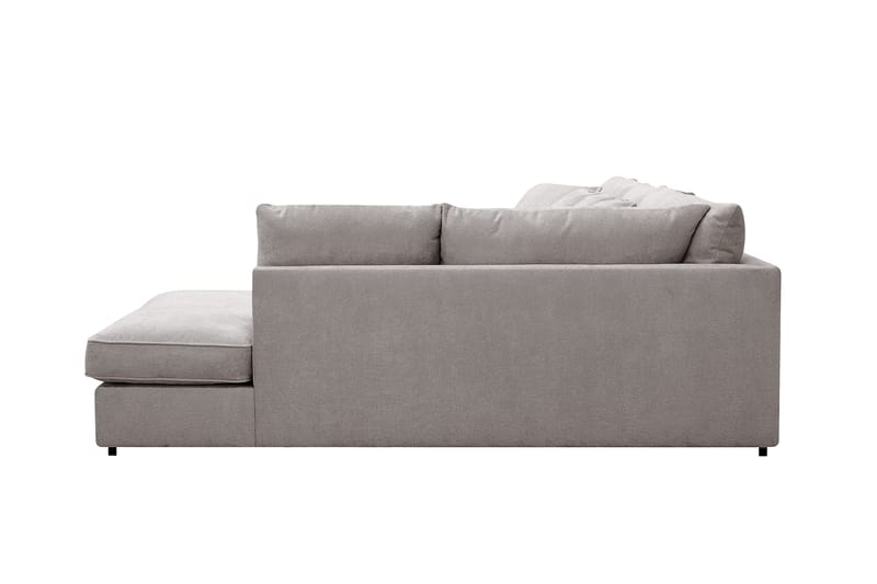 Rossita Lyx 6-sits Vänstervänd U-formad Extra djup Soffa med Divan och Schäslong i Chenille - Grå/Brun - Products - Möbler - Soffa - U-soffa