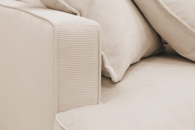 Rossita Lyx 6-sits Vänstervänd U-formad Extra djup Soffa med Divan och Schäslong i Manchester - Beige - Products - Möbler - Soffa - U-soffa