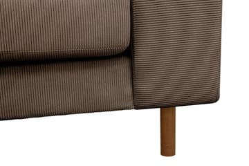 Scandi Djup 4-sits Soffa i Manchester - Brun - Products - Möbler - Soffa - 4 sits soffa