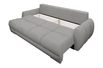 Simerly Soffa 3-sits i Plysch - Beige - Products - Möbler - Soffa - 3 sits soffa