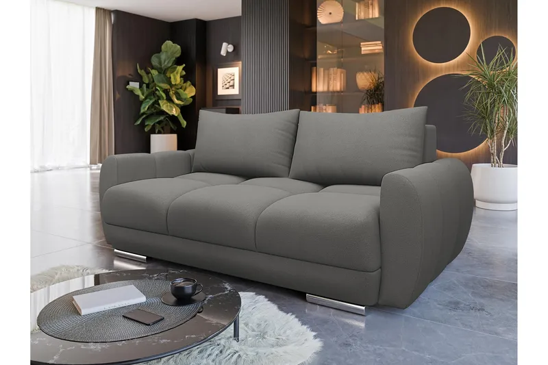 Simerly Soffa 3-sits - Mörkgrå - Products - Möbler - Soffa - 3 sits soffa