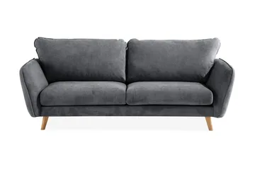 Trend Lyx 3-sits Tygsoffa, Mörkgrå