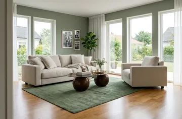 Valencia Soffgrupp Extra Djup 3-sits Soffa + Fåtölj i Chenille - Beige - Products - Möbler - Soffa - Soffgrupp
