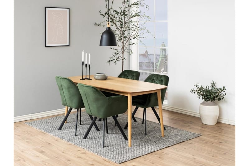 Alsephina Karmstol - Grön - Products - Möbler - Fåtölj & stolar - Karmstol