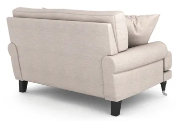 Andrew Loveseat - Beige/Krom - Products - Möbler - Fåtölj & stolar - Fåtölj