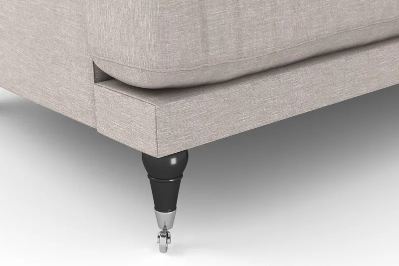 Andrew Loveseat - Beige/Krom - Products - Möbler - Fåtölj & stolar - Fåtölj