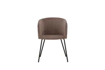 Berit Karmstol - Brun - Products - Möbler - Fåtölj & stolar - Matstol & köksstol