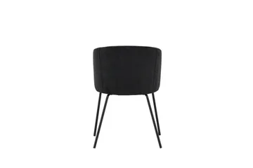 Berit Karmstol - Svart - Products - Möbler - Fåtölj & stolar - Matstol & köksstol