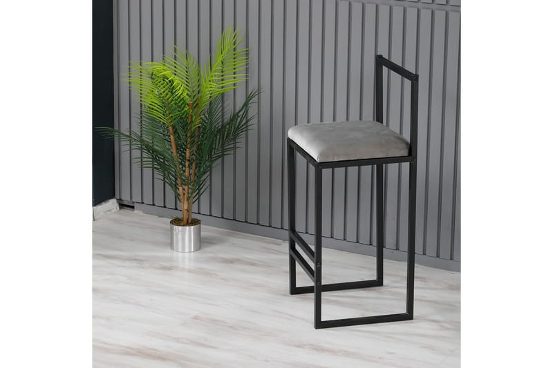 Bitanya Barstol - Grå - Products - Möbler - Fåtölj & stolar - Barstol & barpall