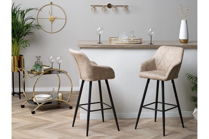 Darien Barstol 41 cm - Beige - Products - Möbler - Fåtölj & stolar - Barstol & barpall