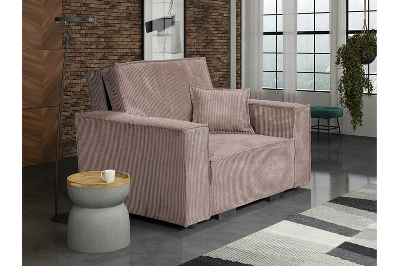 Denegal Bäddfåtölj Brown - Products - Möbler - Fåtölj & stolar - Fåtölj - Bäddfåtölj