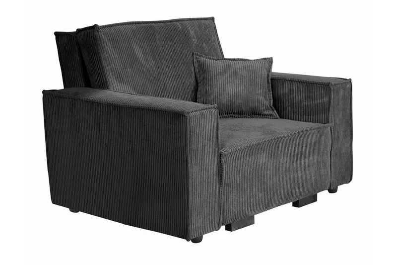 Denegal Bäddfåtölj Dark grey - Products - Möbler - Fåtölj & stolar - Fåtölj - Bäddfåtölj