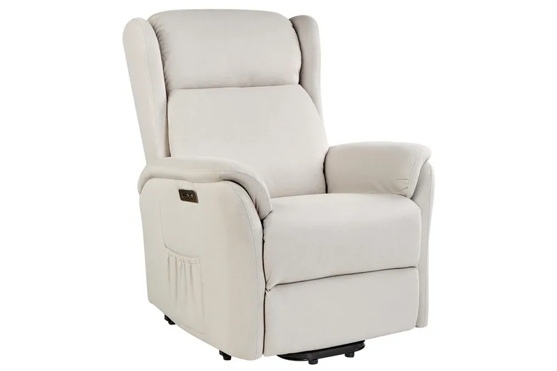 Elektrisk reclinerfåtölj Elegy, Vit