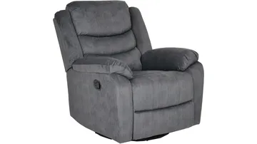 Olvani Reclinerfåtölj i tyg manuell - Grå - Products - Möbler - Fåtölj & stolar - Fåtölj - Biofåtölj & reclinerfåtölj