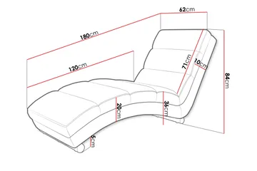 Regalado Liggfåtölj - Flerfärgad/Beige - Products - Möbler - Fåtölj & stolar - Fåtölj - Liggfåtölj