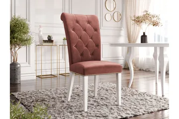 Garvin Matstol - Rosa/Vit - Products - Möbler - Fåtölj & stolar - Matstol & köksstol