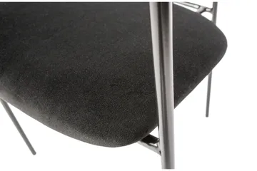 Gordana Matstol - Svart - Products - Möbler - Fåtölj & stolar - Karmstol