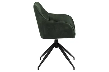 Harford Karmstol Spindelben - Grön/Matt Svart - Products - Möbler - Fåtölj & stolar - Karmstol